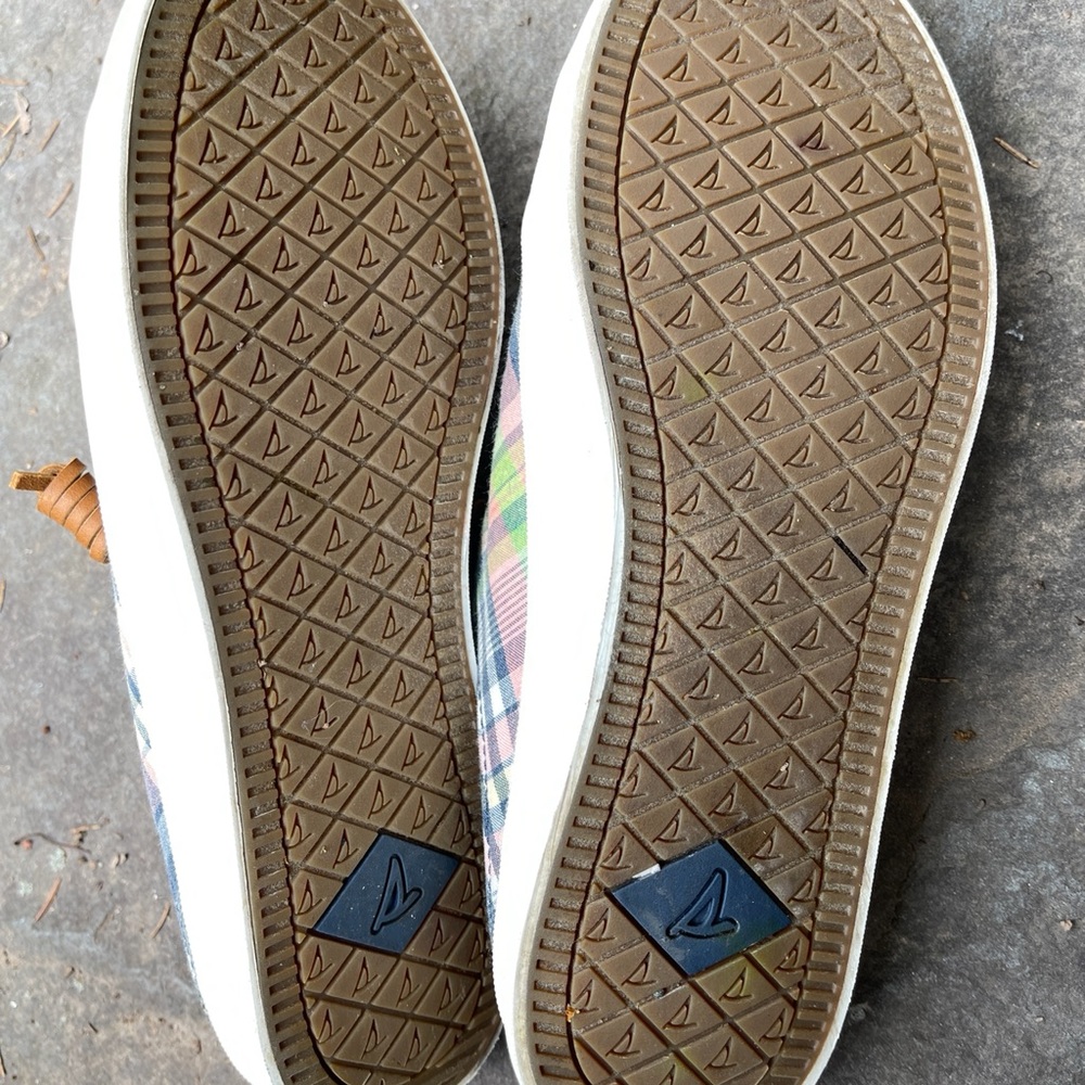 Sperry Top Sider Plaid Slip-on Shoe - Picture 5 of 7